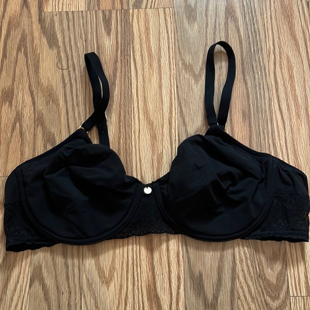 Natori minimizer no padding lace trim bra